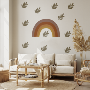 Rainbow Home Decoration Self Adhesive Wall Stickers Wall Decal for Kids Bedroom Decoration Waterproof Vinyl Wall Decor Sticker