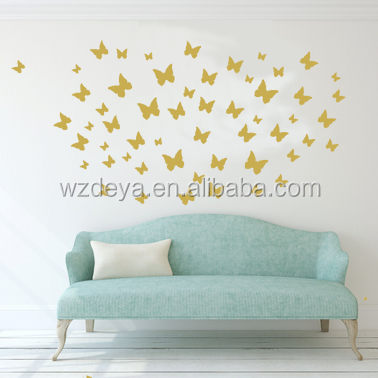 Wholesale Butterfly Wall Stickers DIY Art Decor Crafts For Nursery Room Classroom Offices Kids Bedroom Bathroom Livin