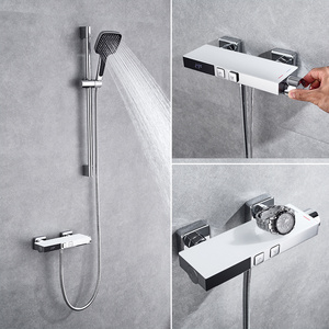 Modern Digital Bathroom Tub Bath And Rain Shower Column Faucet Mixer Set System de ducha douche griferia torneira robinet