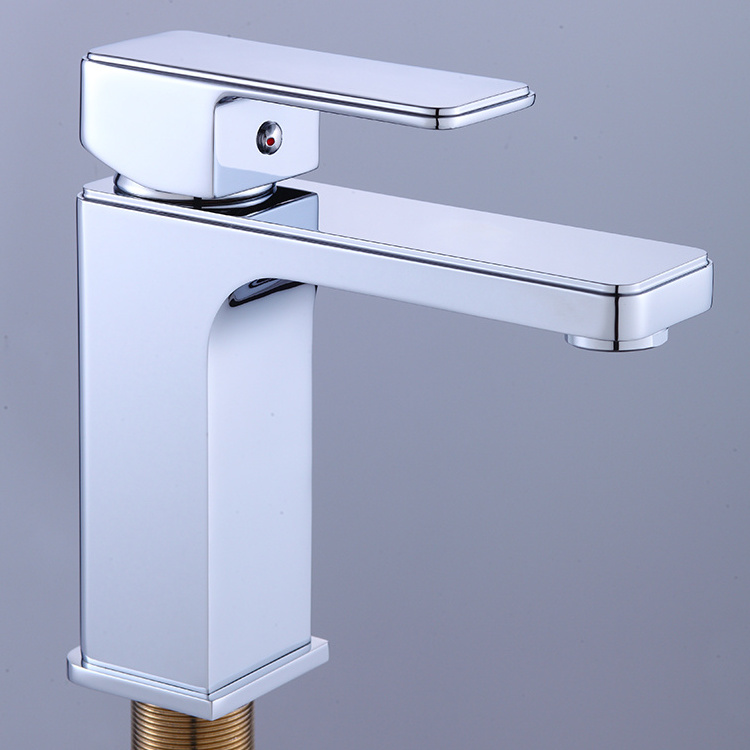 Basin tap AIM brand faucet factory price upc brand faucet brass modern basin faucet