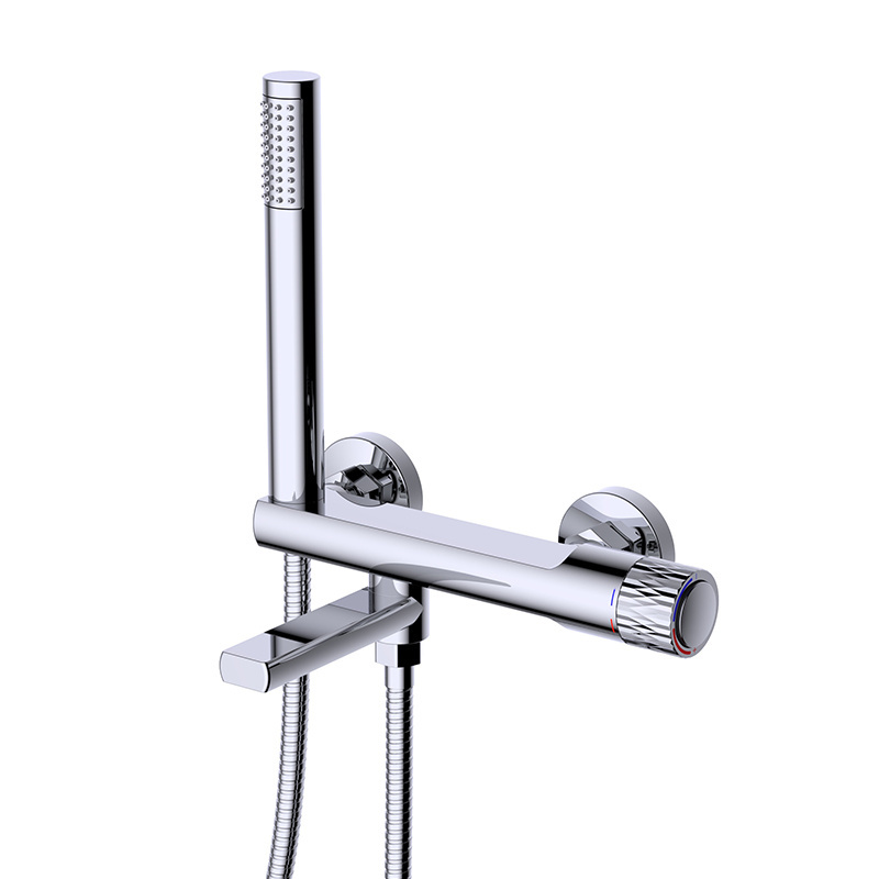 Cheap Price Bathroom Wall Mounted  Bath Faucet Single Handle Water Taps Bathtub Mixer With Shower Set