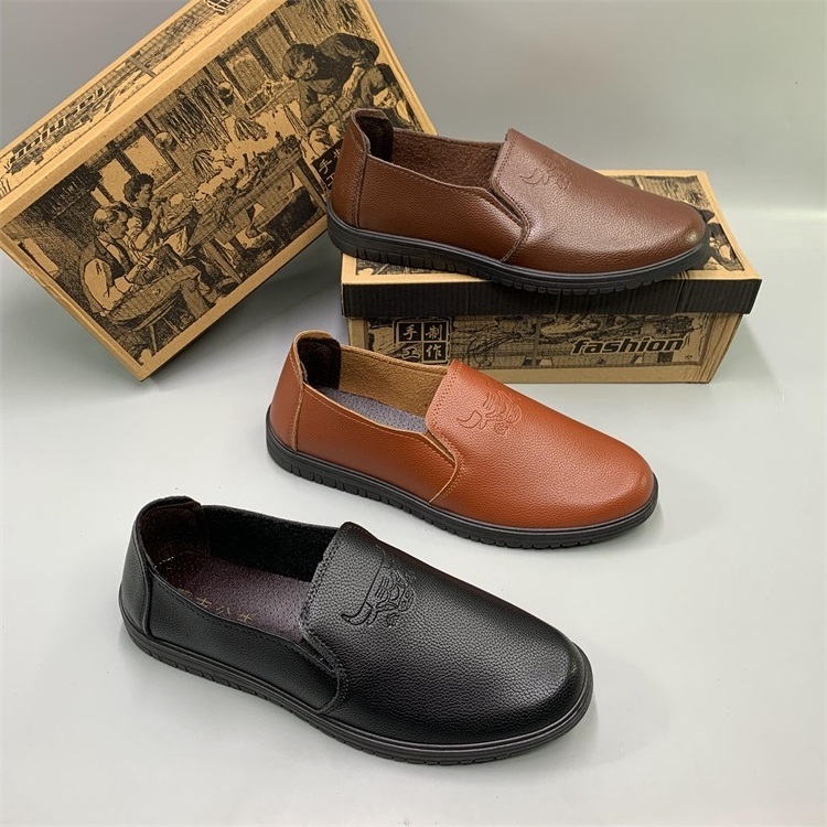 Cheap wholesale price for men leather shoes Non-slip and wear-resistant leather shoes