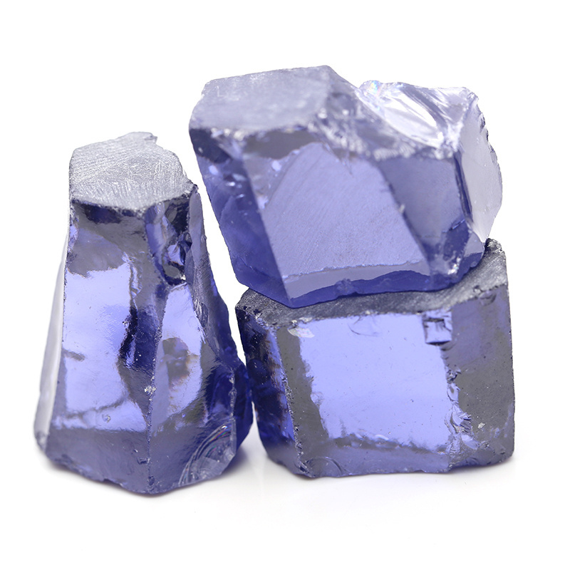 Synthetic Gemstone material tanzanite rough cubic zirconia