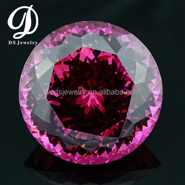 Hot sale popular colors gems of large size 100mm cubic zirconia