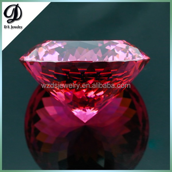 Hot sale popular colors gems of large size 100mm cubic zirconia