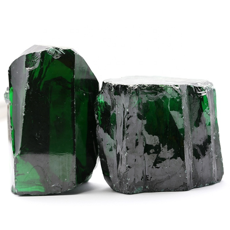 Uncut emerald gemstone prices raw colombian cubic zirconia rough emeralds