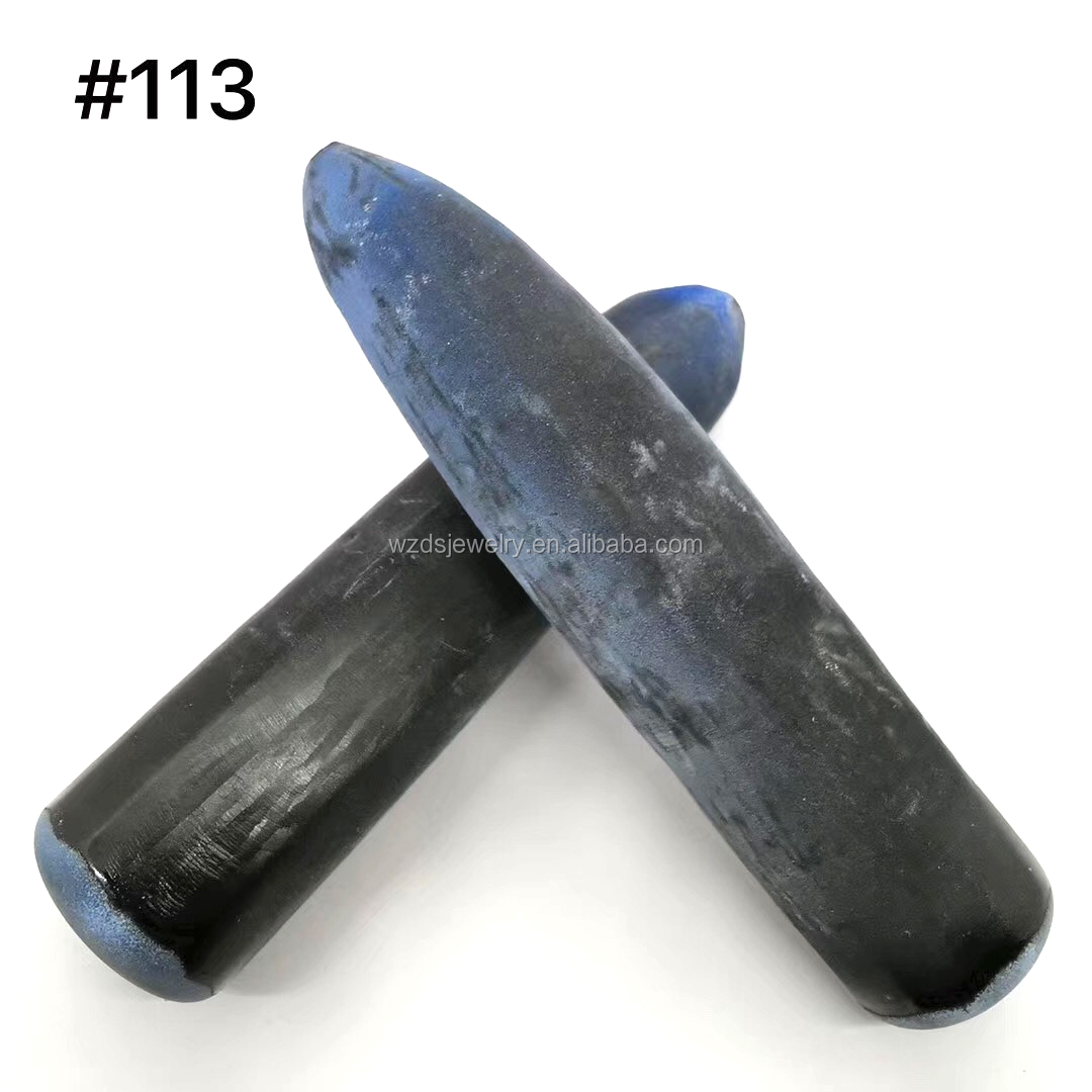 113# uncut synthetic spinel rough stone material,blue sapphire price per carat