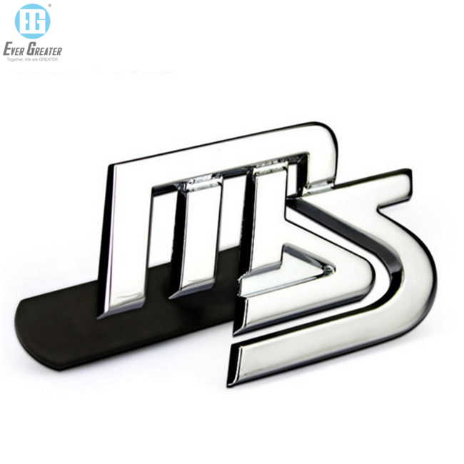 Custom LOGO Led ABS 3D badge plastic Car Trunk Badge Metal Emblem