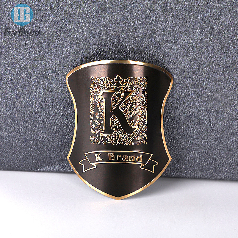 Custom High Quality Perfume Bottle Private Metal Logo Label With Over 25 Years Experience And ISO Certs