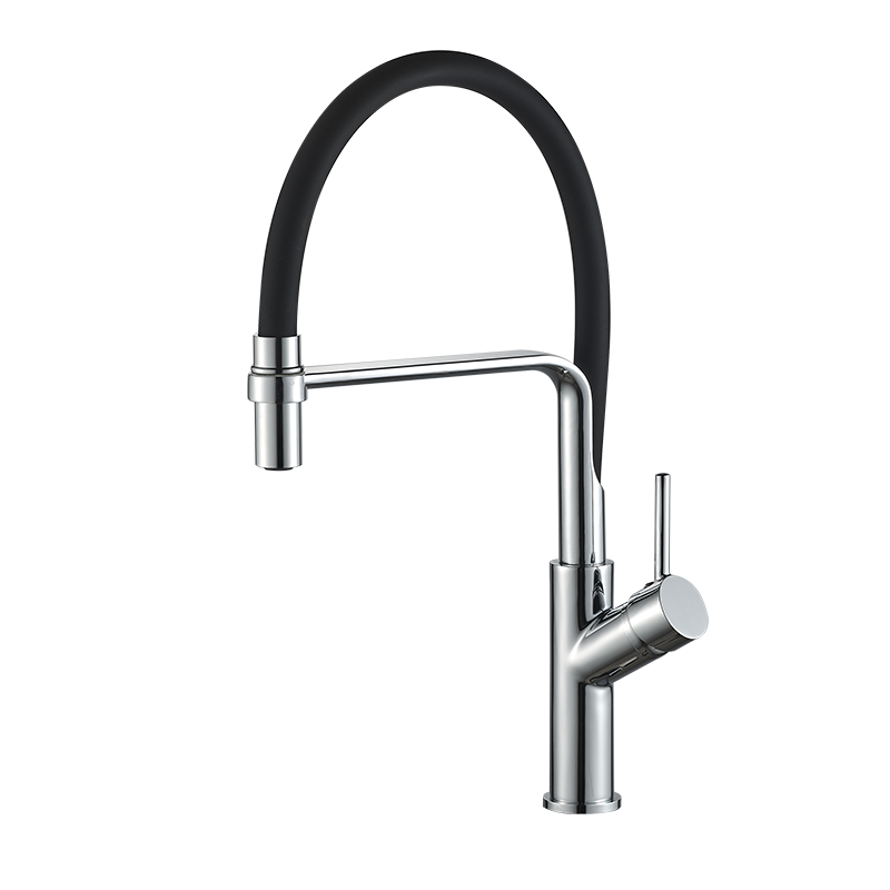 Silicone Universal Color Tube 50 60cm Kitchen Single Faucets Pull Out Faucet Sinks Mixer Tap Faucets For Bathroom