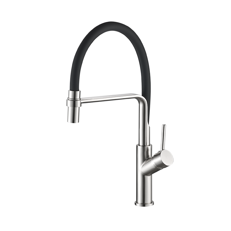 Silicone Universal Color Tube 50 60cm Kitchen Single Faucets Pull Out Faucet Sinks Mixer Tap Faucets For Bathroom