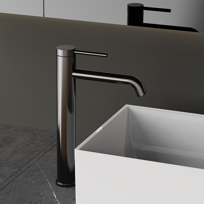 2023 Kitchen faucet brass matte gun gray faucet kitchen sink mixer faucet