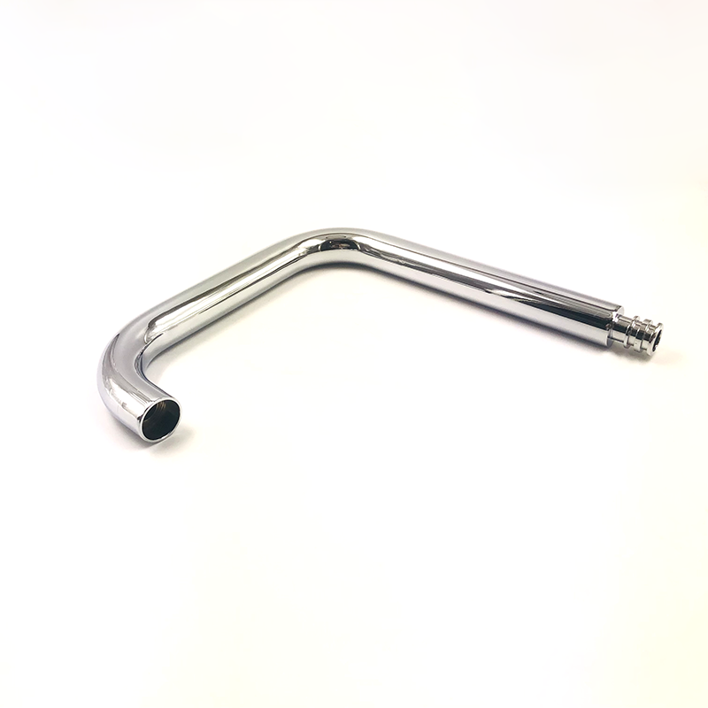 Manufacturers wholesale stainless steel elbow C pipe cold and hot basin faucet outlet pipe screw faucet fittings