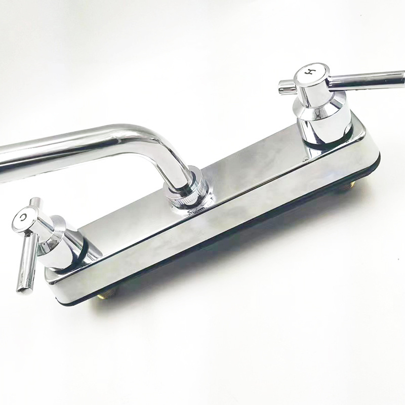 Double handle Hot and cold mixer faucet sink South American hot type kitchen faucet