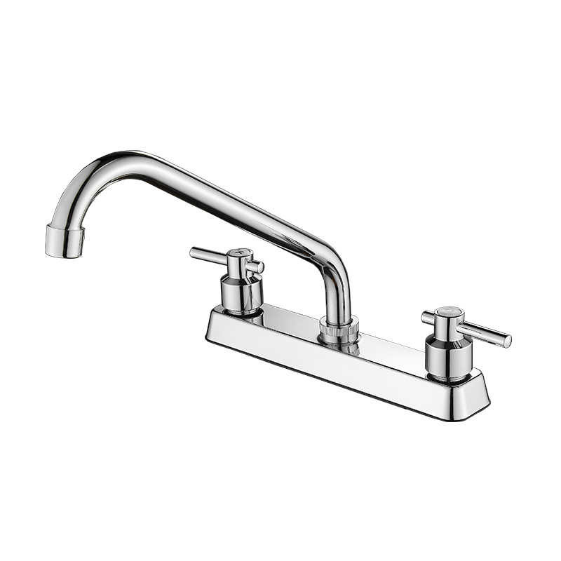 Double handle Hot and cold mixer faucet sink South American hot type kitchen faucet