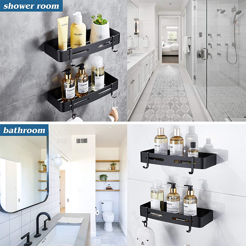 Bathroom Adhesive Shower Organizer No Drilling Shower Shelves Shower Caddy