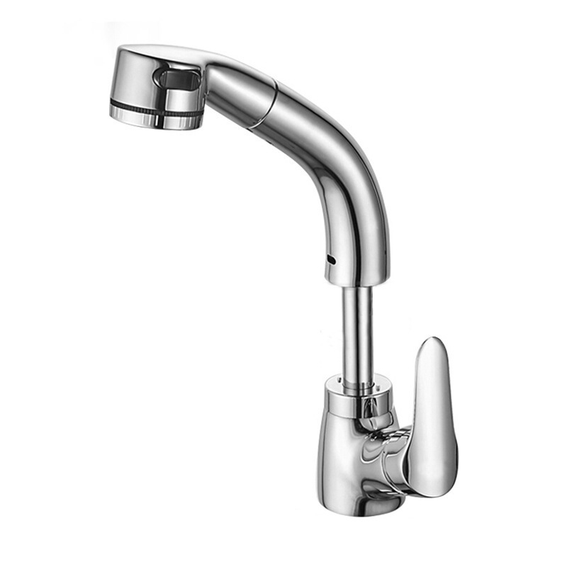 Factory price hotel Luxury faucet bathroom brass faucet pull out sprayer