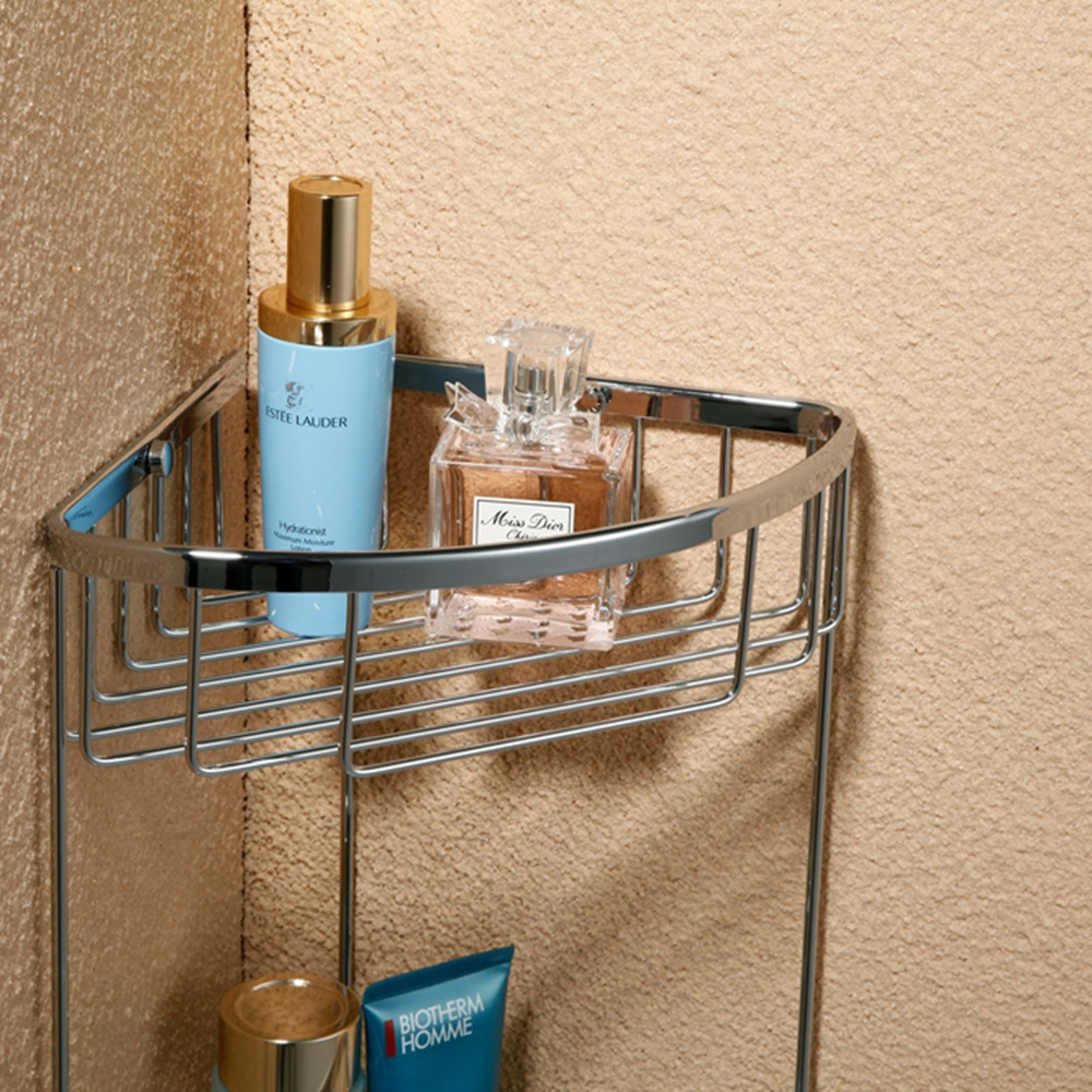 FAAO Wall mounted acrylic bathroom shower caddy