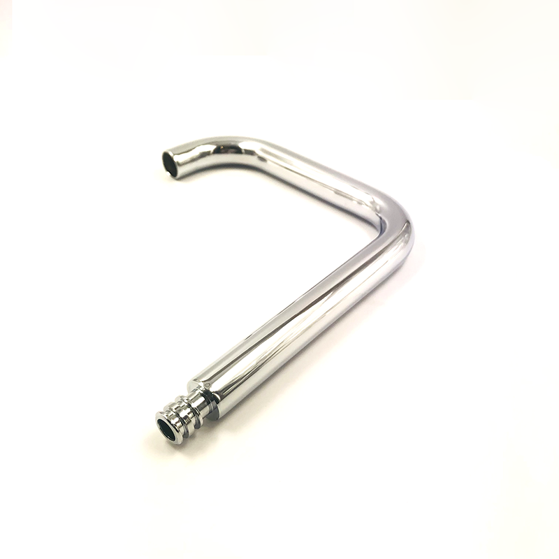 Manufacturers wholesale stainless steel elbow C pipe cold and hot basin faucet outlet pipe screw faucet fittings