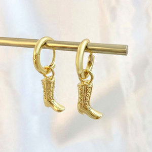 Hypoallergenic Huggie Hoop Earrings Bulk 18K Gold Plated Jewelry