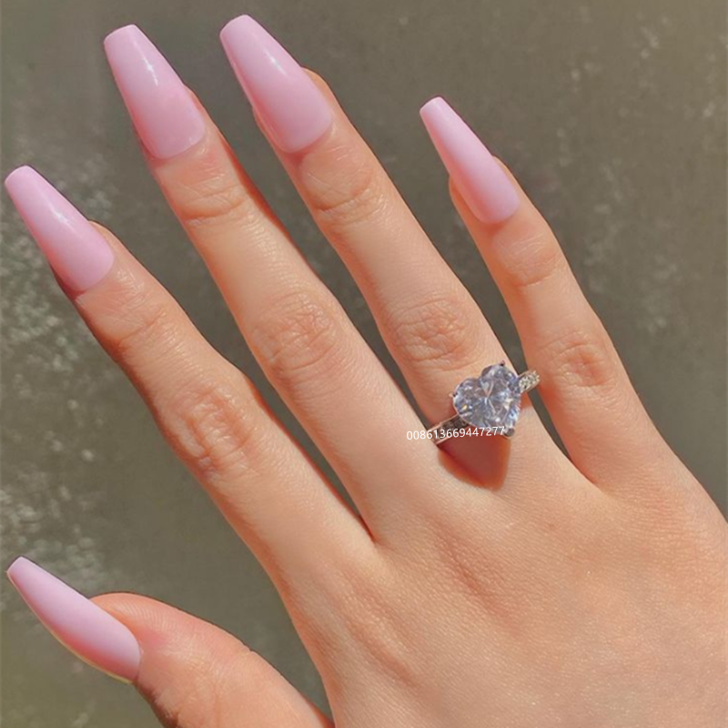 S925 Ring ,silver color cute Ring Finger heart shape fashion promise Ring for Women Jewelry fashion Engagement