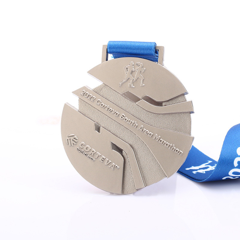 Manufacturer Cheap Design Custom Logo Gold Zinc Alloy Metal 2D 3D Running Race Marathon Finisher Sports Medals With Ribbon