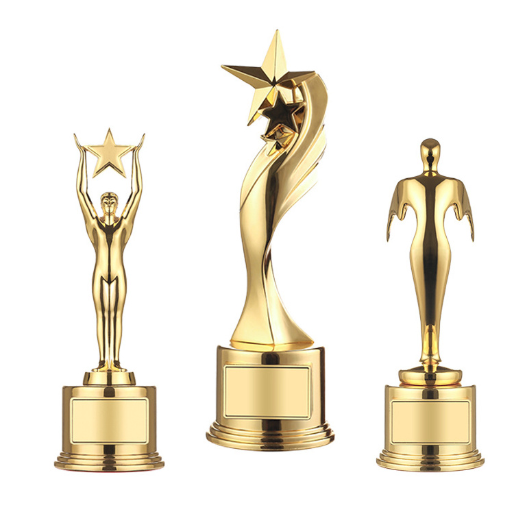 Custom Award World Sport Cup Trophies UAE Metal Basketball Volleyball Football Medals Cup Trophy