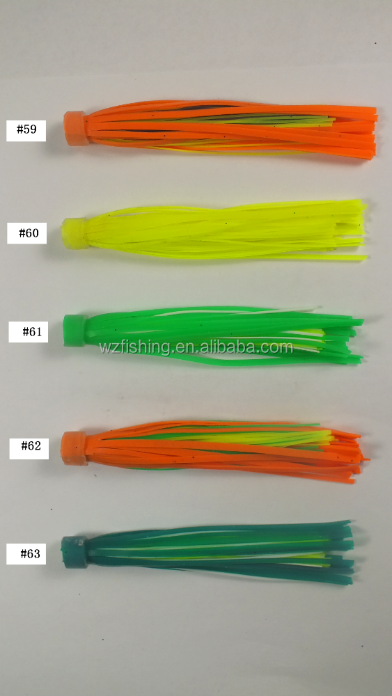 WZ Wholesale Silicone Fishing Skirts Material Silicon Skirt For Fishing Lure