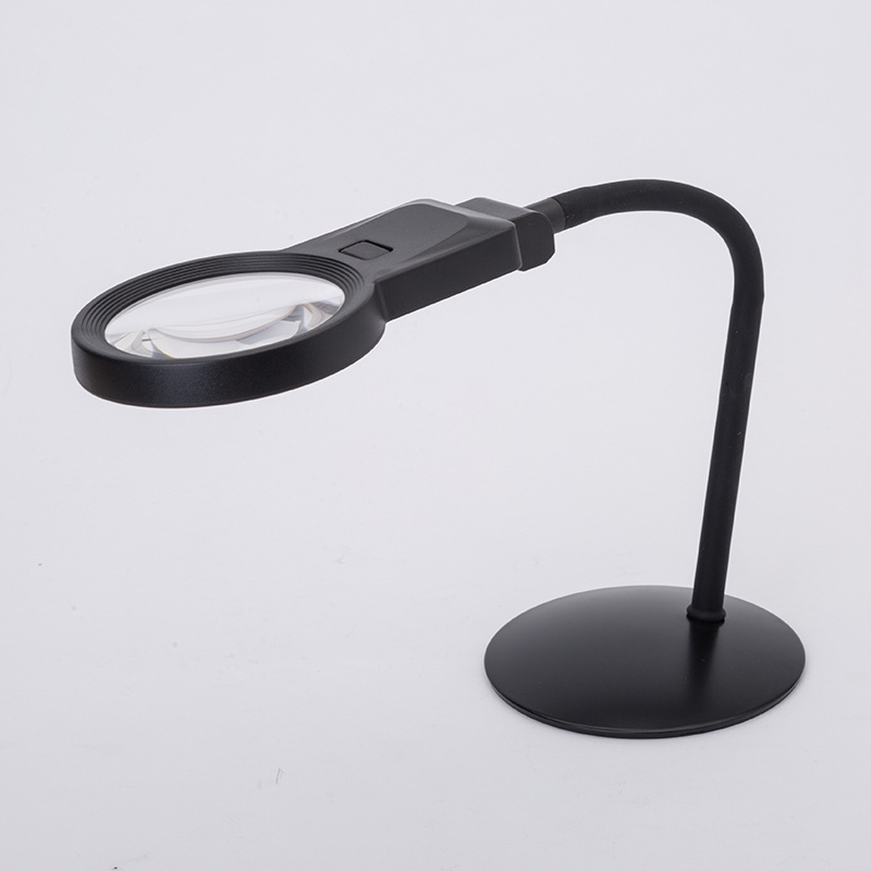 Acrylic Optical Lens Reading Large Magnifying Glass LED Magnifying Lamp Desktop Magnifier