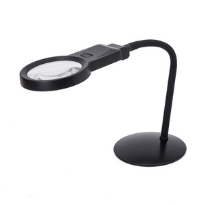 Acrylic Optical Lens Reading Large Magnifying Glass LED Magnifying Lamp Desktop Magnifier