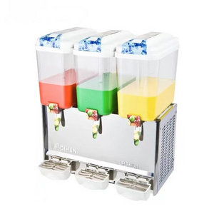 Hot Sales 3x18L Commercial Electric Cold Beverage Machine Juice Dispenser