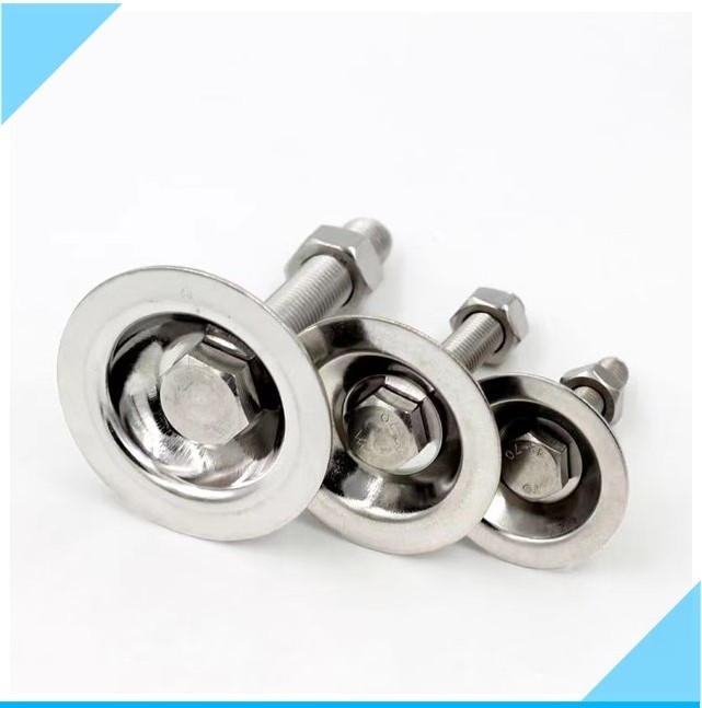 304 Heavy Duty Stainless Steel M8 M10 M12 M14 M16 M20 Outdoor Furniture Leg Adjustable Fixed Horn Leveling Feet