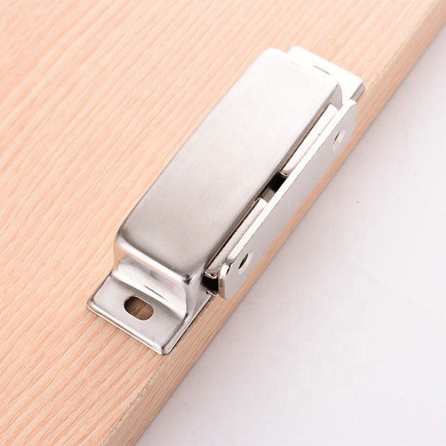 Stainless Steel Strong Magnetic Door Suction Wardrobe Door Magnetic Catch For Home Security