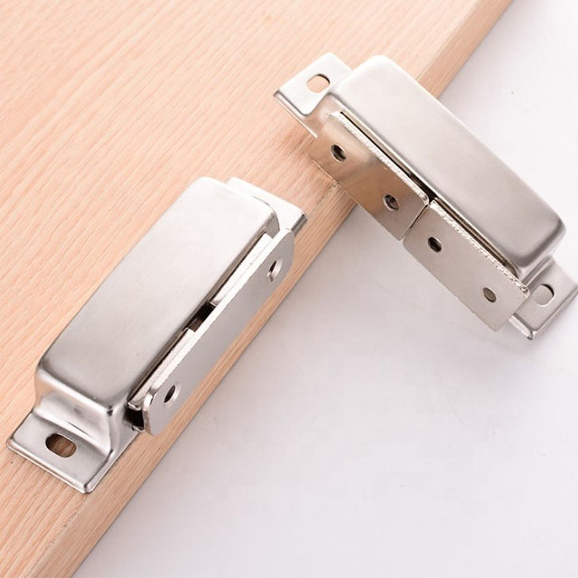 Stainless Steel Strong Magnetic Door Suction Wardrobe Door Magnetic Catch For Home Security