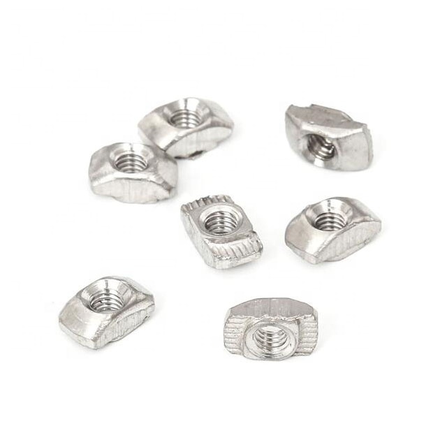 T-nut M4/M5/M6/M8 Top Loading Stainless Steel Sliding Hammer Head Nut For 20/30/40/45 Series Aluminum Profile