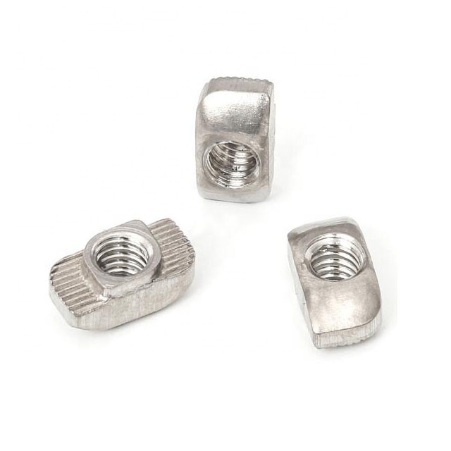 T-nut M4/M5/M6/M8 Top Loading Stainless Steel Sliding Hammer Head Nut For 20/30/40/45 Series Aluminum Profile