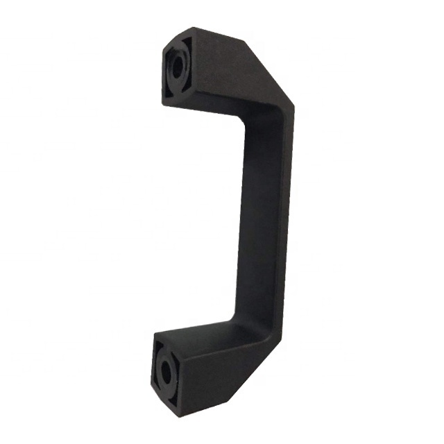 Modern Sample Furniture Door  Pull  Black Aluminum  Strong Handle  For Aluminum Profile 180mm