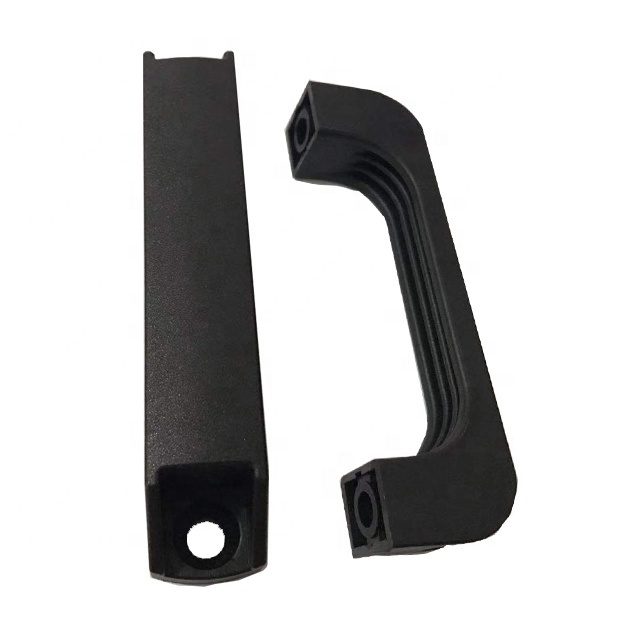 Modern Sample Furniture Door  Pull  Black Aluminum  Strong Handle  For Aluminum Profile 180mm