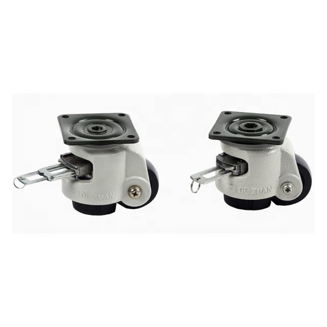 New Type Universal Adjustable Swivel Wheel DXR-60F Retractable Heavy Duty Levelling Casters Wheels