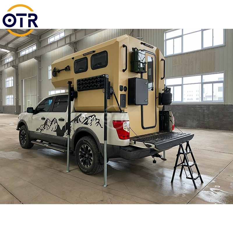 Mobile Pop Up Overland Elevated Camel Back Pickup Camper