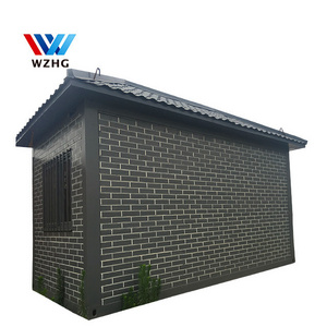 Warm steel a frame small prefab cabins sterilizing room detachable container house Cambodia