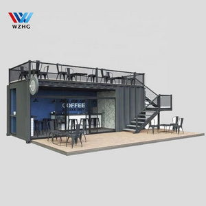 Weizhengheng ready made luxury boat restaurant container shipping container bar for sale