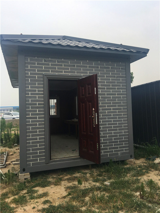 Warm steel a frame small prefab cabins sterilizing room detachable container house Cambodia