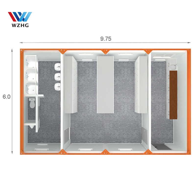 Mobile Toilets Supplier Toilet Container Used Container For Sale Waterproof Wc Portable House Toilet