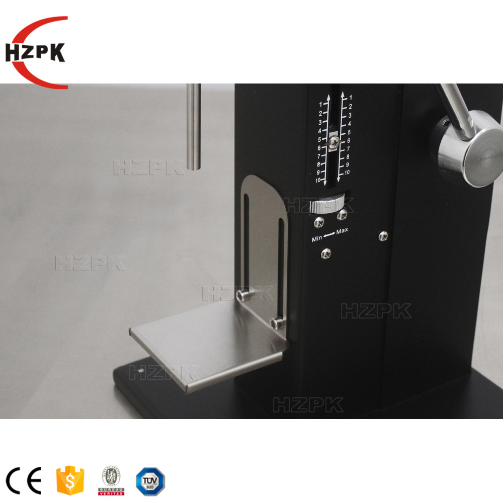 HZPK 5-50ml Small Hand Pressure Manual Paste Filling lip gloss filler Machine For Small Bottle A03