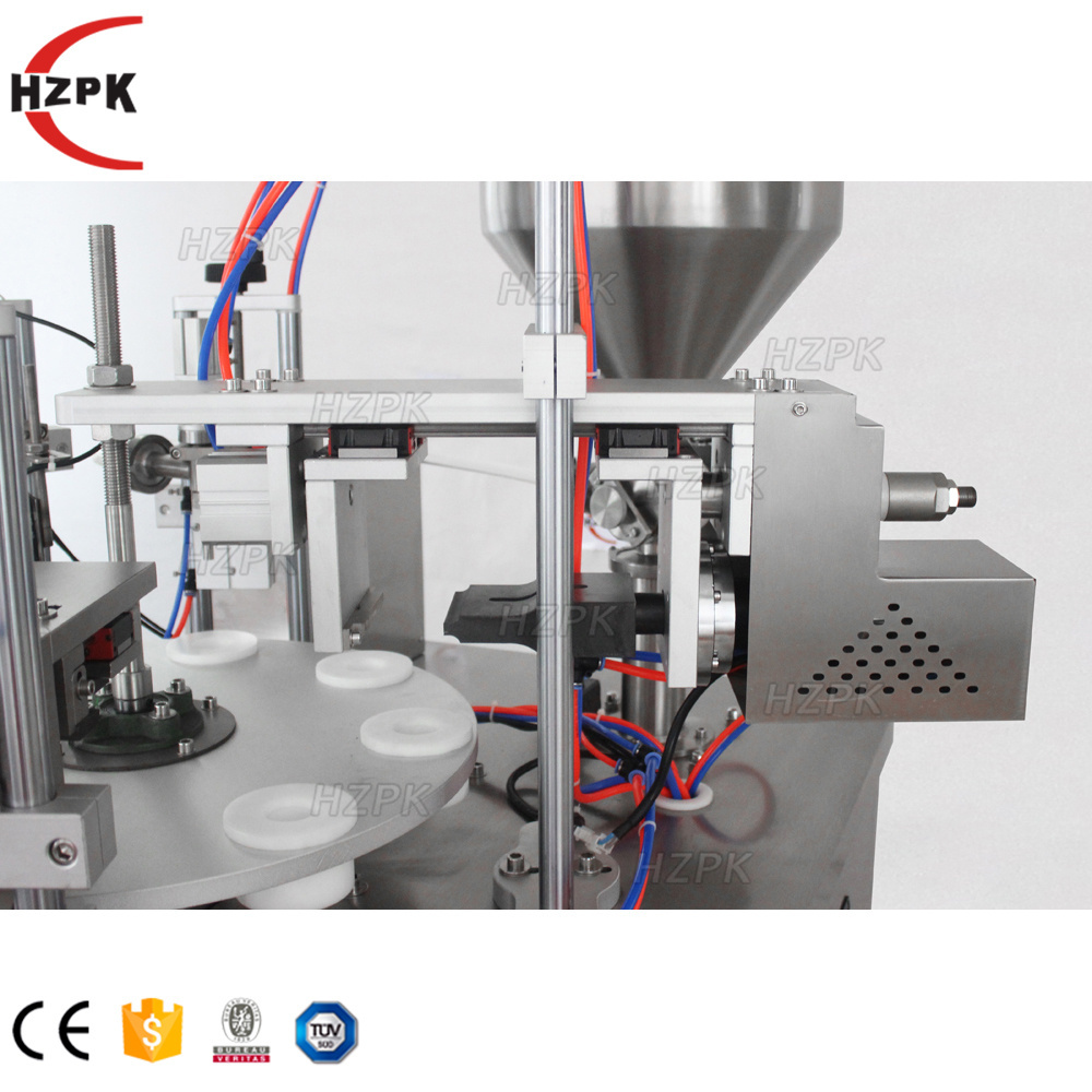 HZPK Semi-auto Ultrasonic Plastic Tube Filling And Sealing Machine