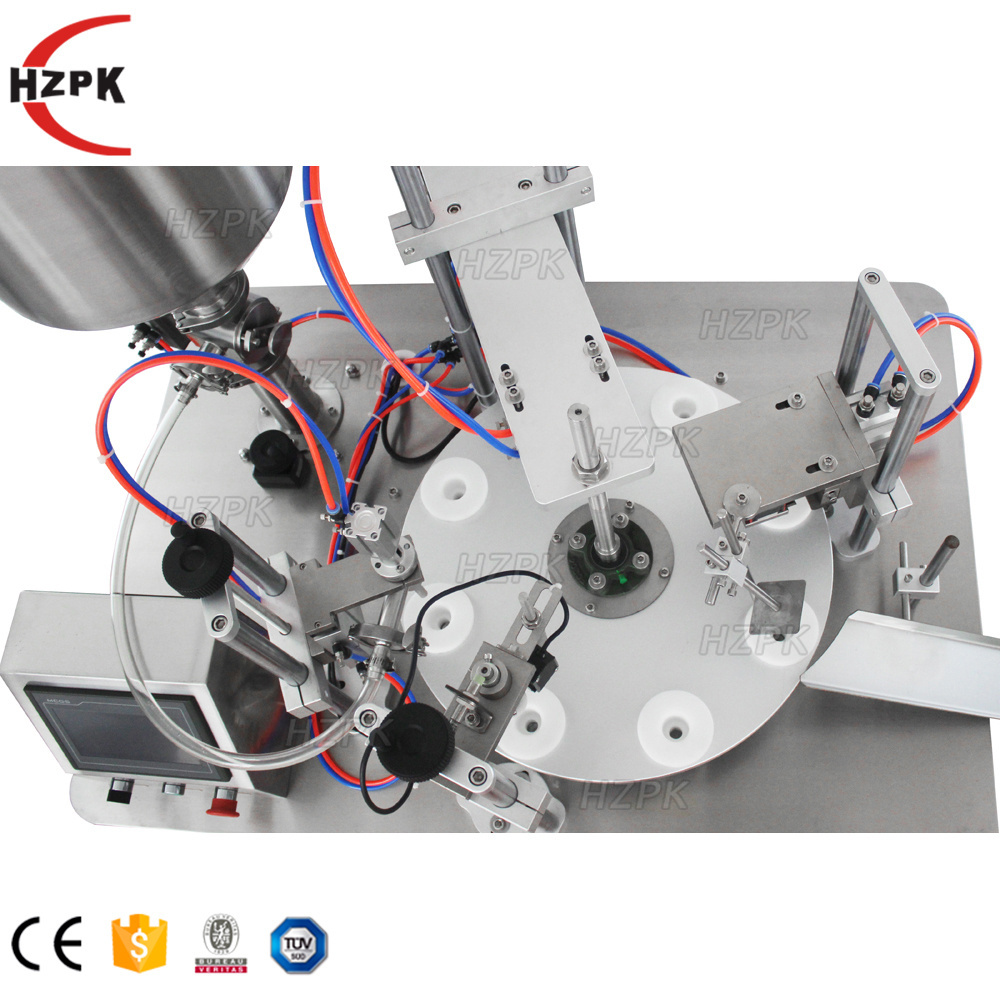 HZPK Semi-auto Ultrasonic Plastic Tube Filling And Sealing Machine