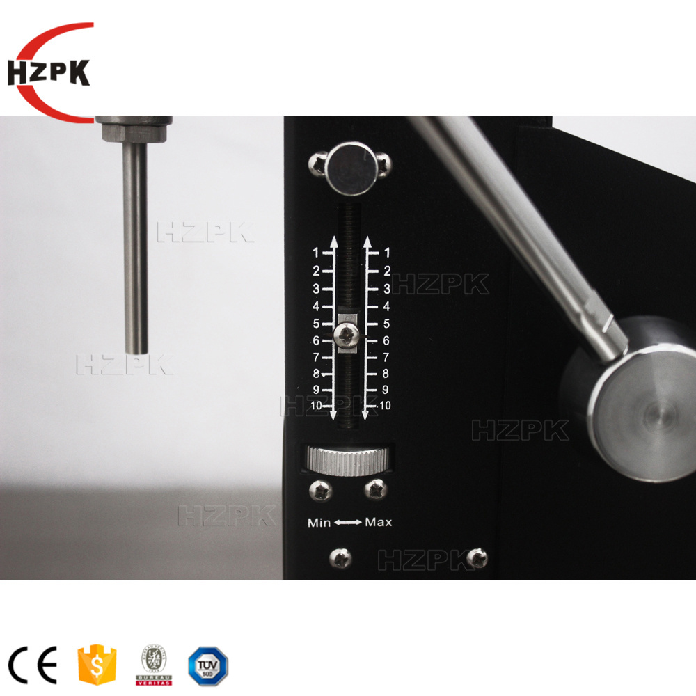 HZPK 5-50ml Small Hand Pressure Manual Paste Filling lip gloss filler Machine For Small Bottle A03