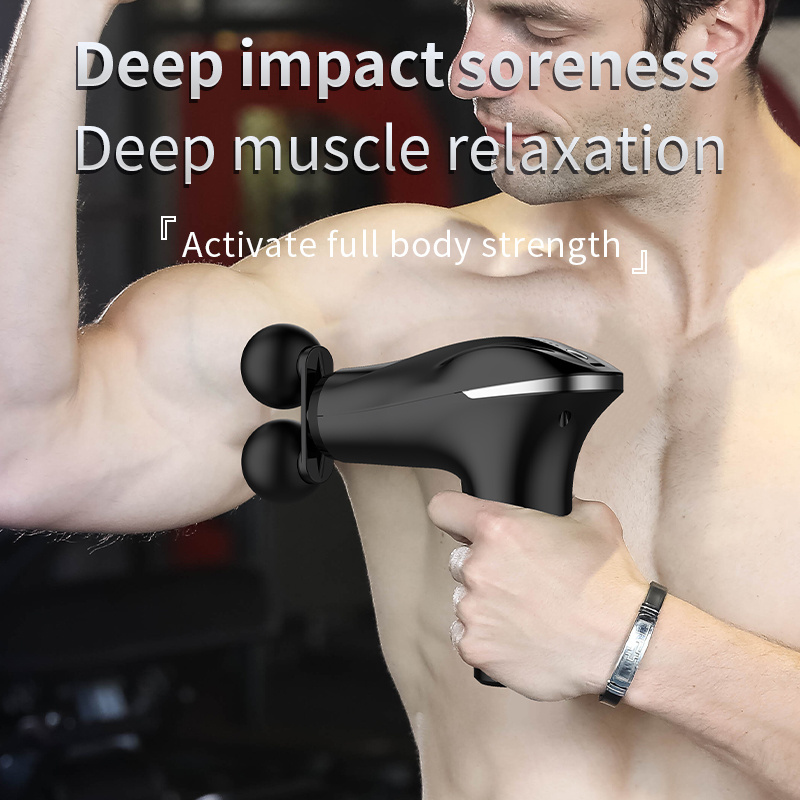 Factory  Sport Fascia Deep Tissue Muscle Relax  Handheld Body Percussion Cordless Massager Massagepistol Massage Gun