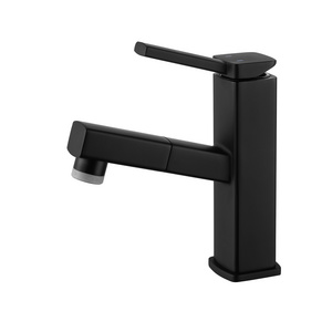 New Design Hot Sell Basin Faucet Pull Out Bathroom Faucet Brass Hot and Cold Water Basin Faucet